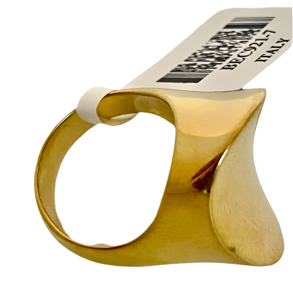18K Concave Ring! 7
