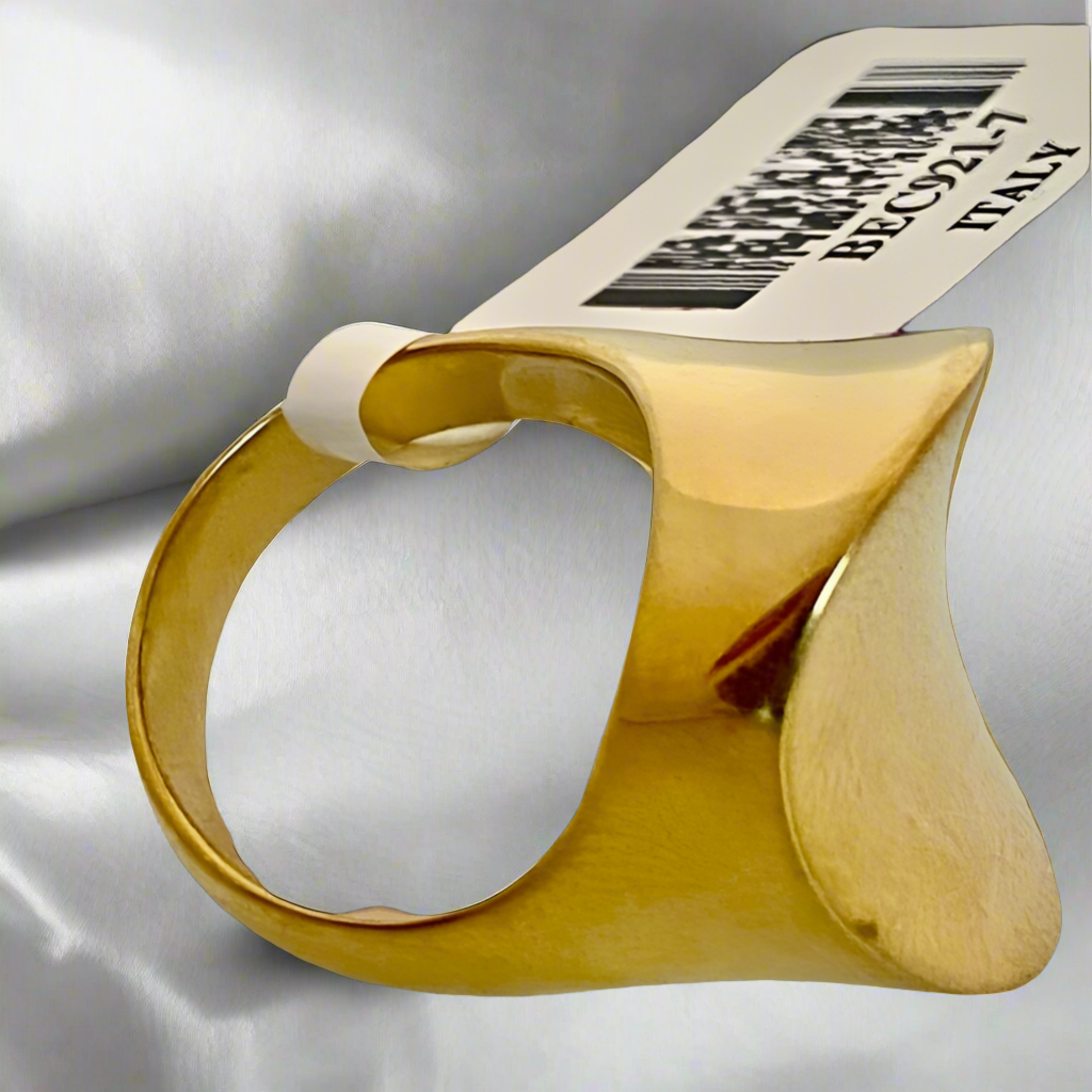18K Concave Ring! 7