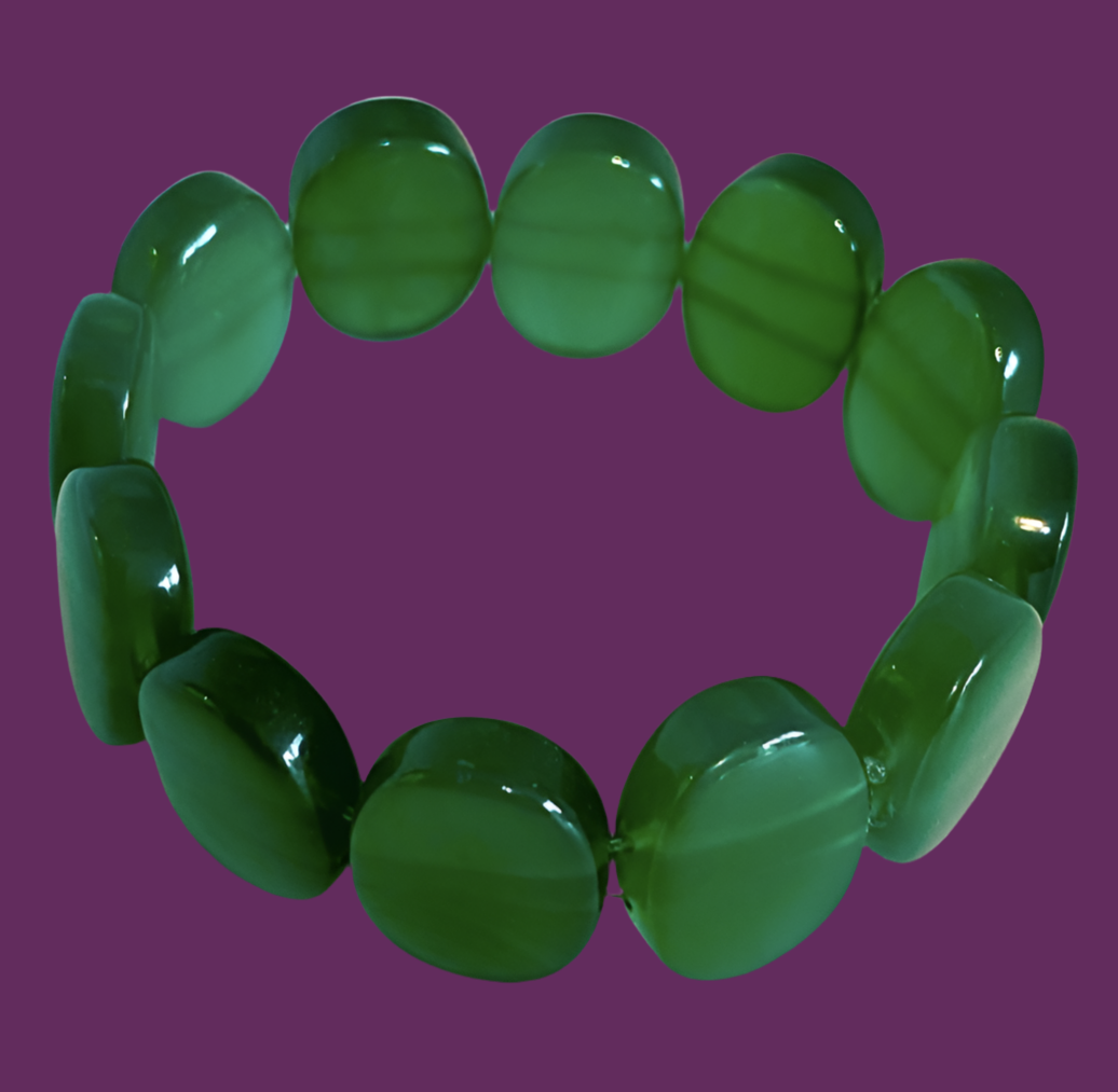 Green Onyx Stretch Bracelet!