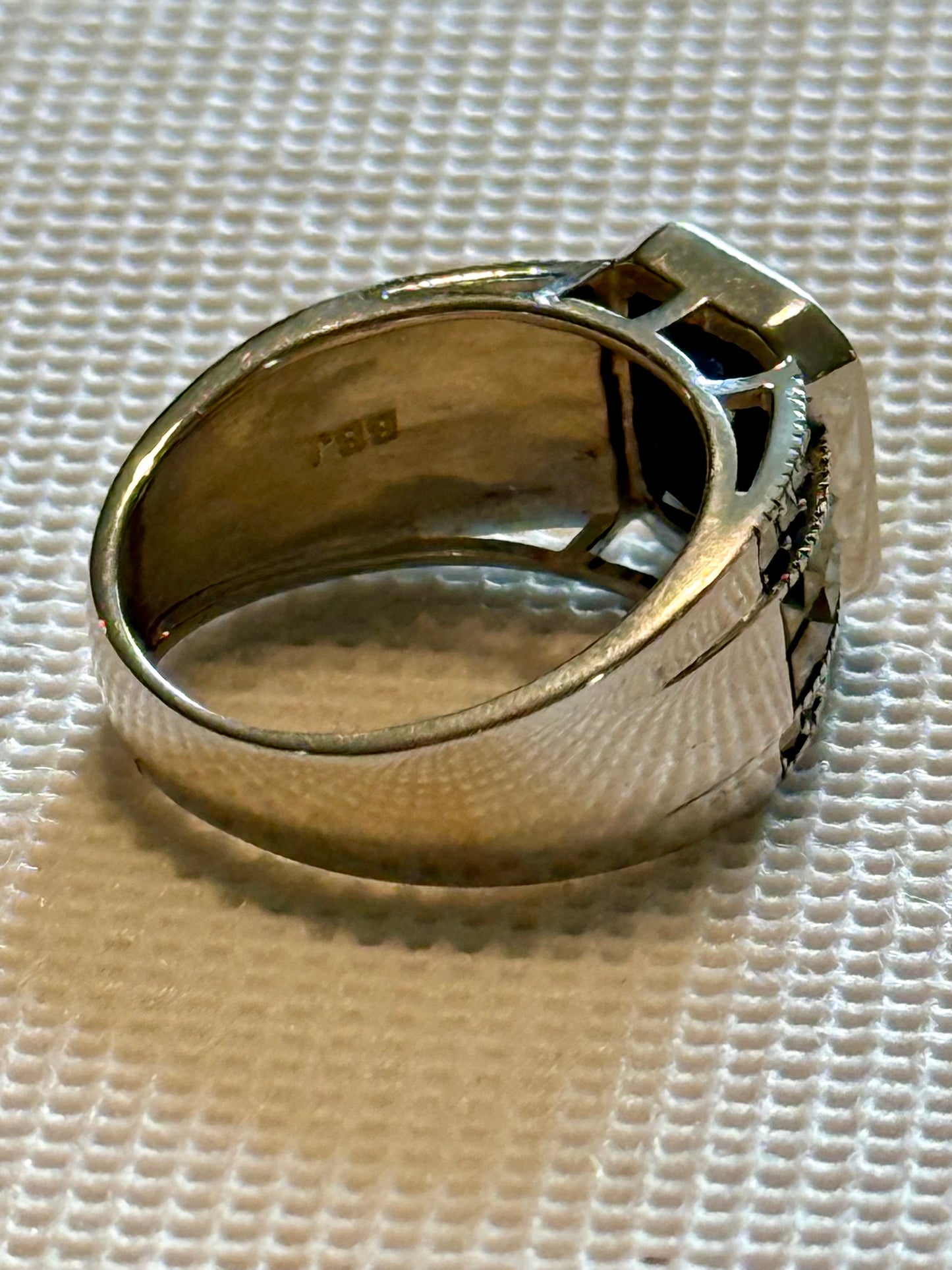Spinel And Sterling Silver Ring, 7