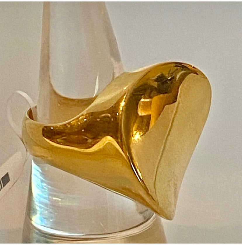 18K Concave Ring! 7