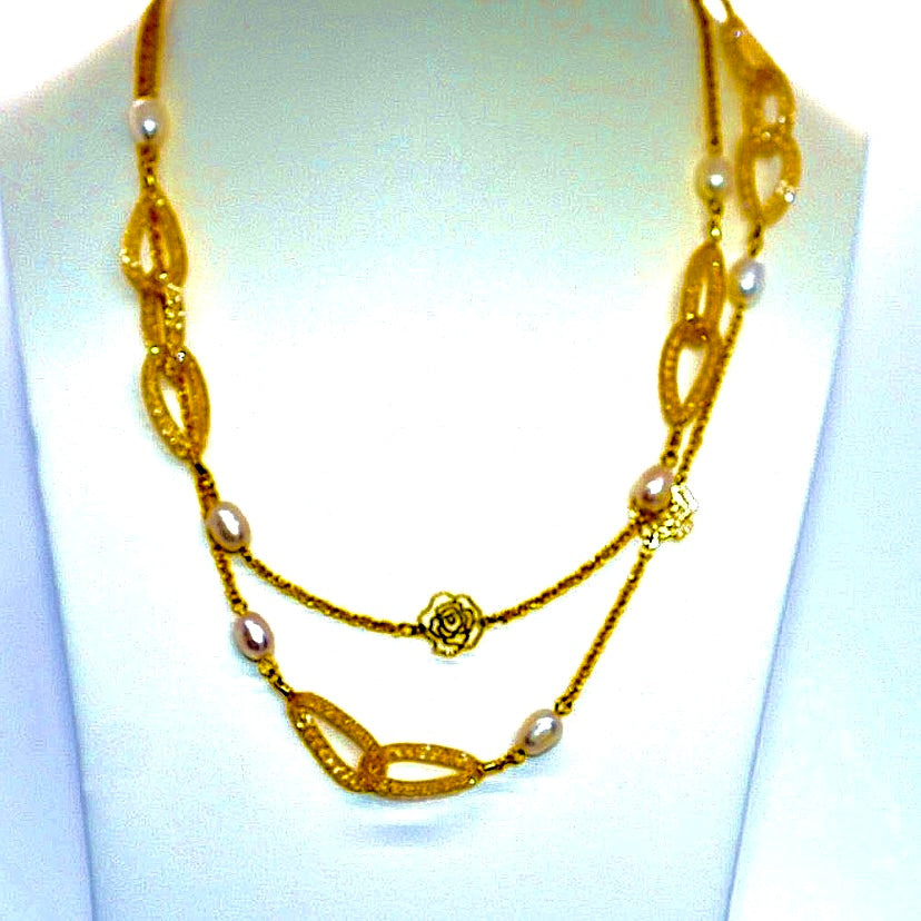14K Gold Filled Statement Necklace!