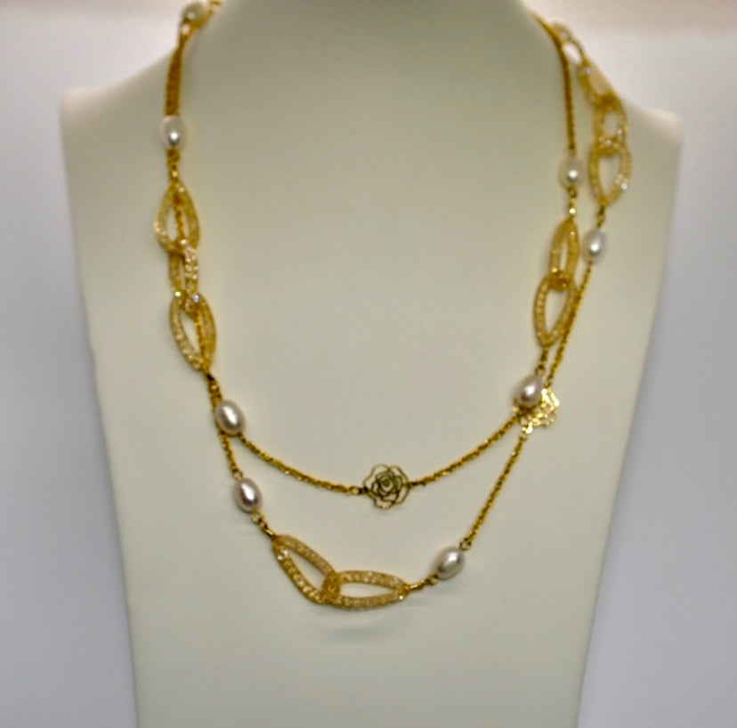 14K Gold Filled Statement Necklace!