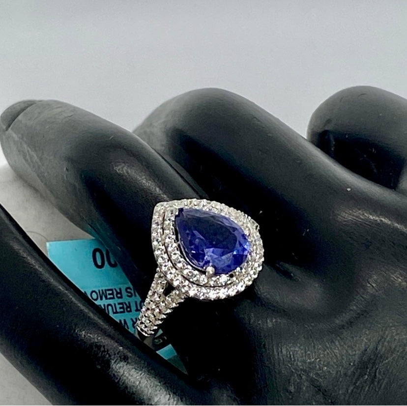 Sapphire And Tanzanite Ring! 7