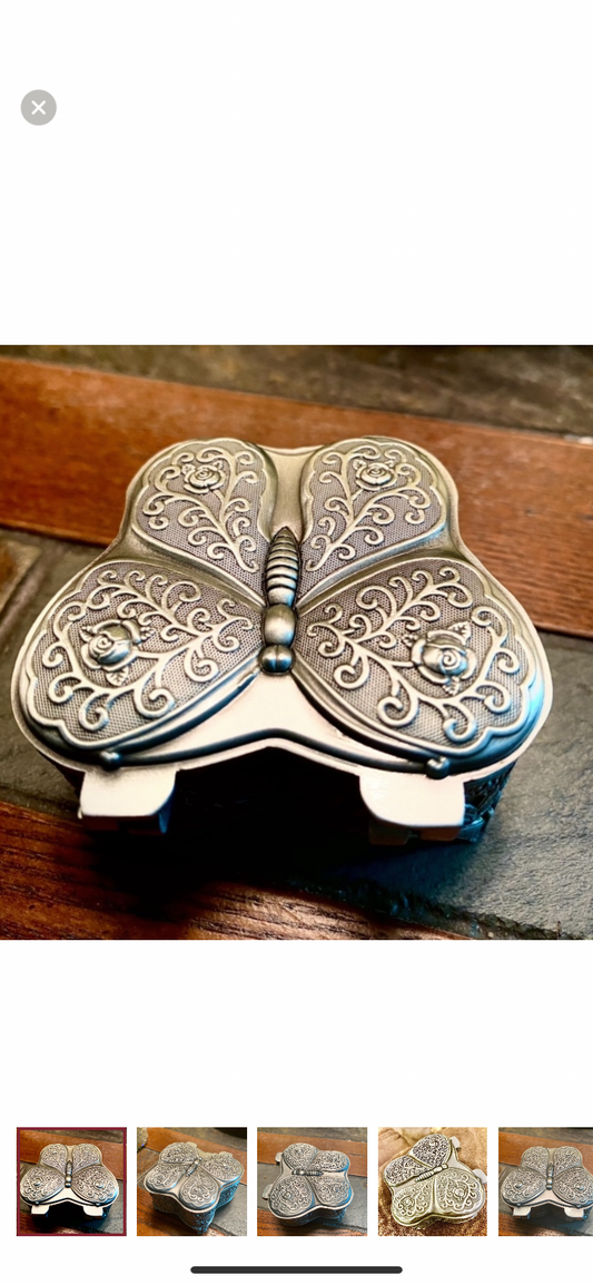 Butterfly Themed Trinket Box!