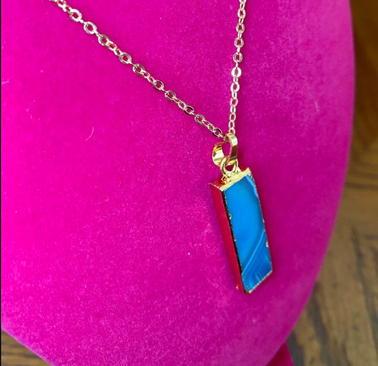 Blue Quartz Necklace!