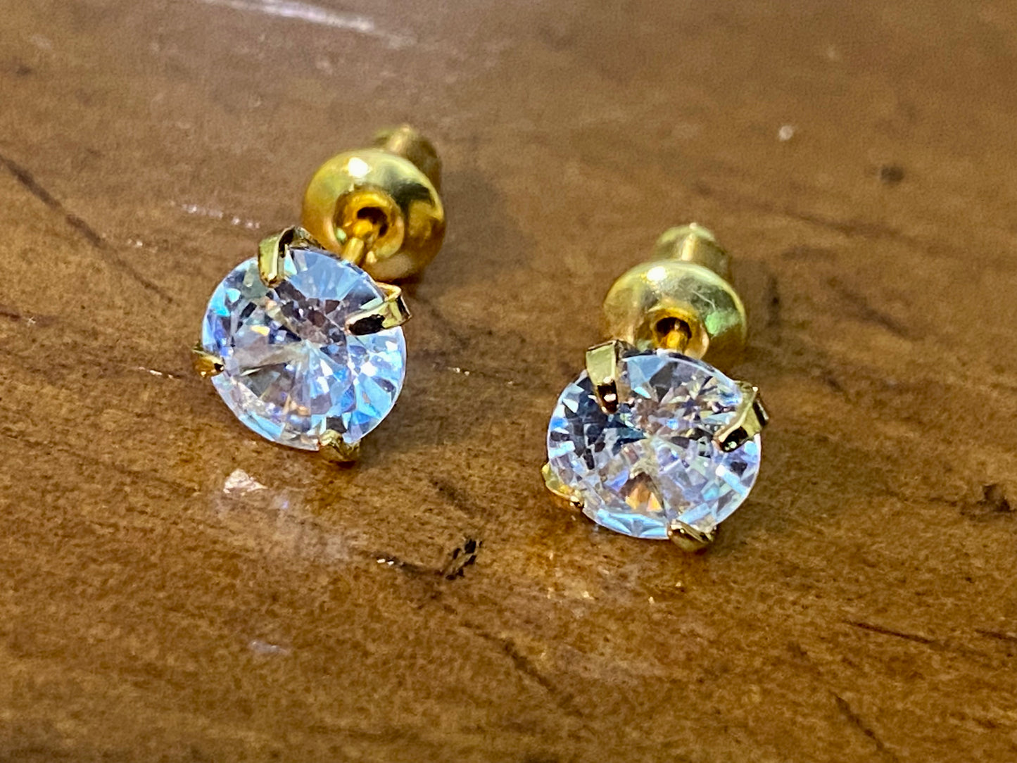 Gold Plated Stud Earrings!