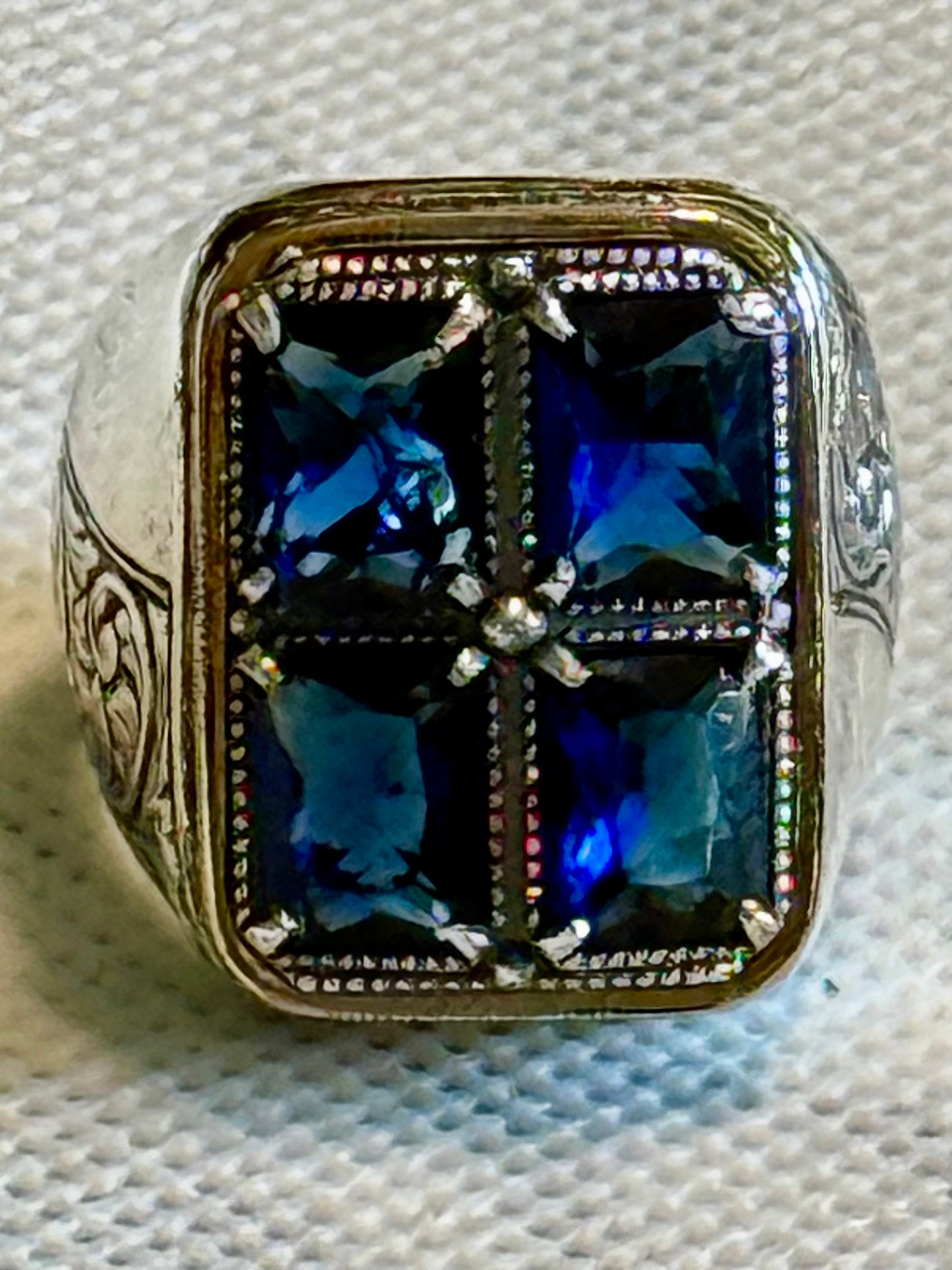 Engraved 925 Siver Ring! 9.5