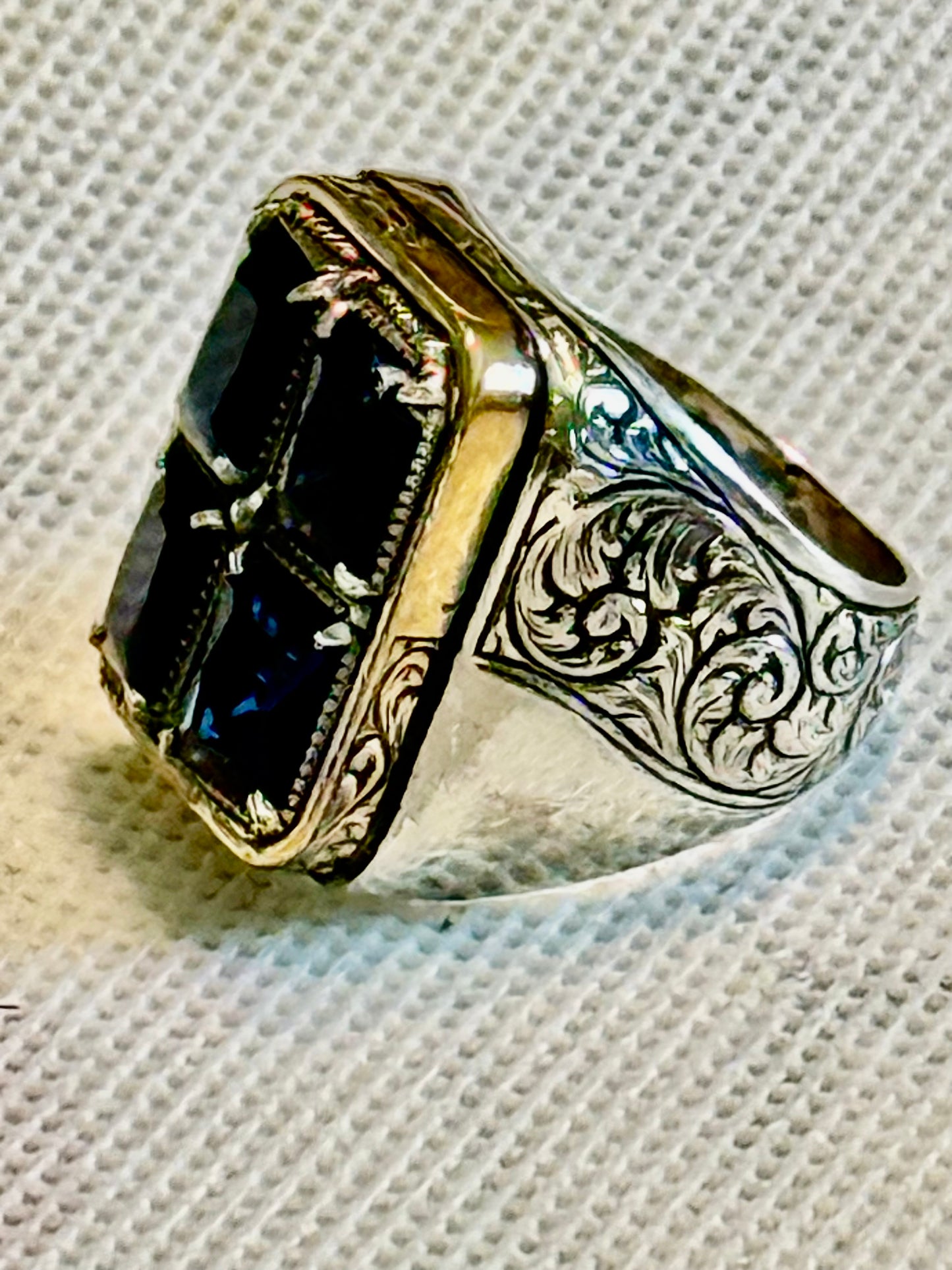 Engraved 925 Siver Ring! 9.5
