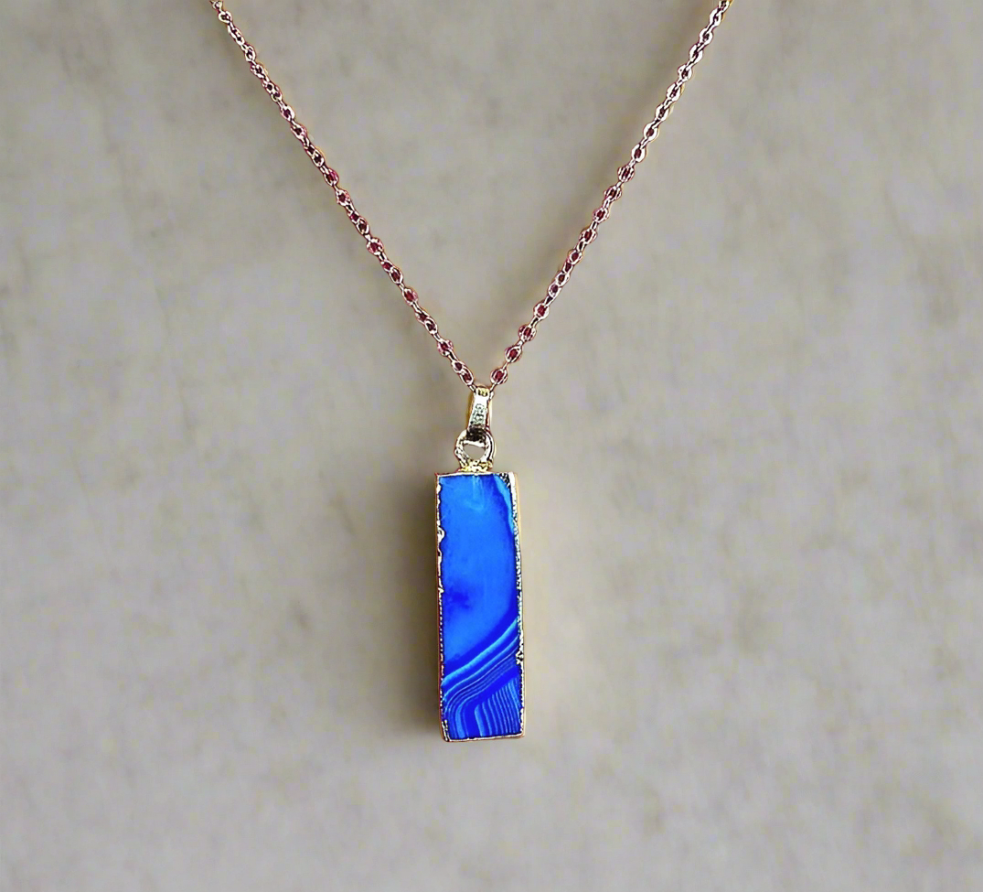 Blue Quartz Necklace!