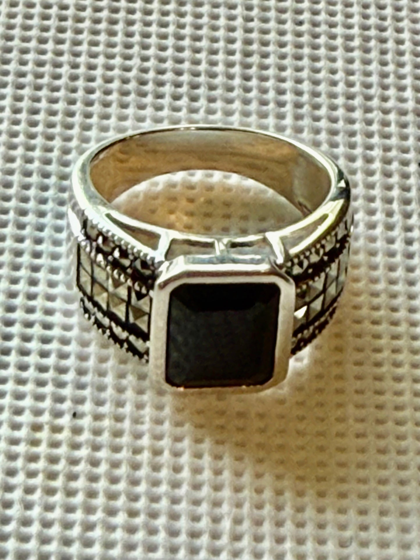 Spinel And Sterling Silver Ring, 7