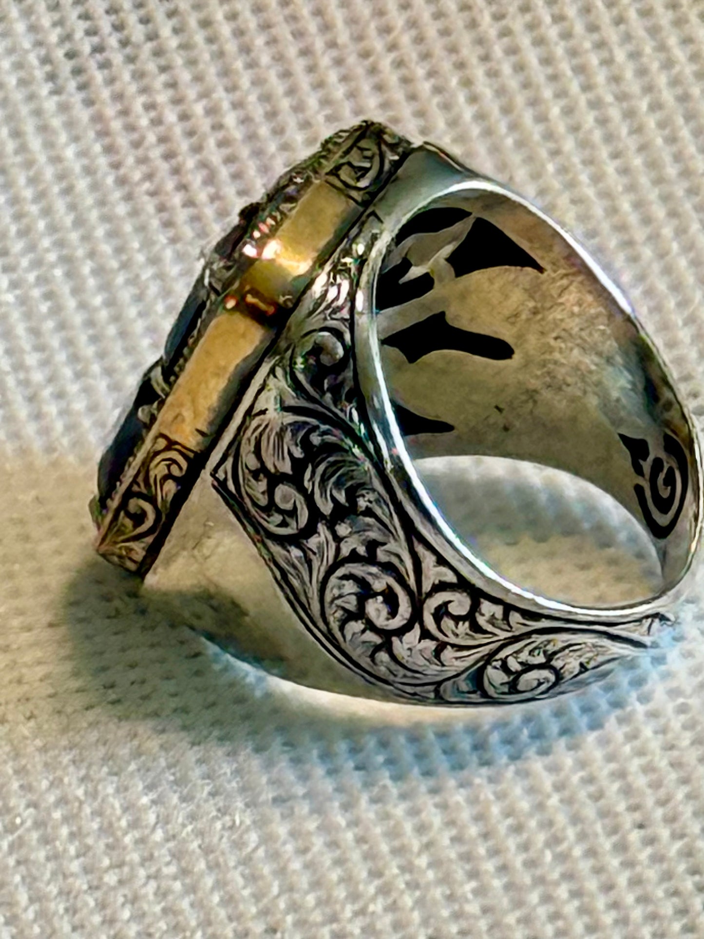Engraved 925 Siver Ring! 9.5