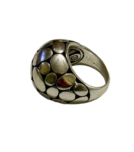 Sterling Silver Kali Dome Ring! 6.75