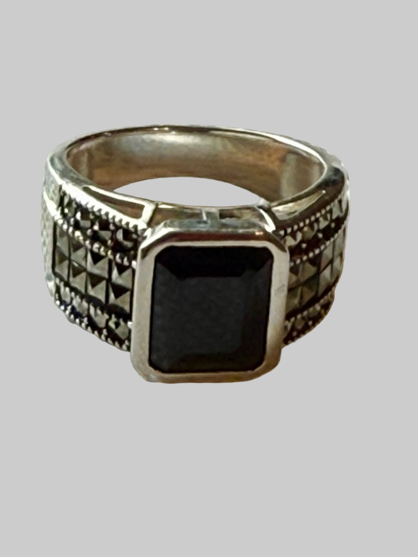 Spinel And Sterling Silver Ring, 7