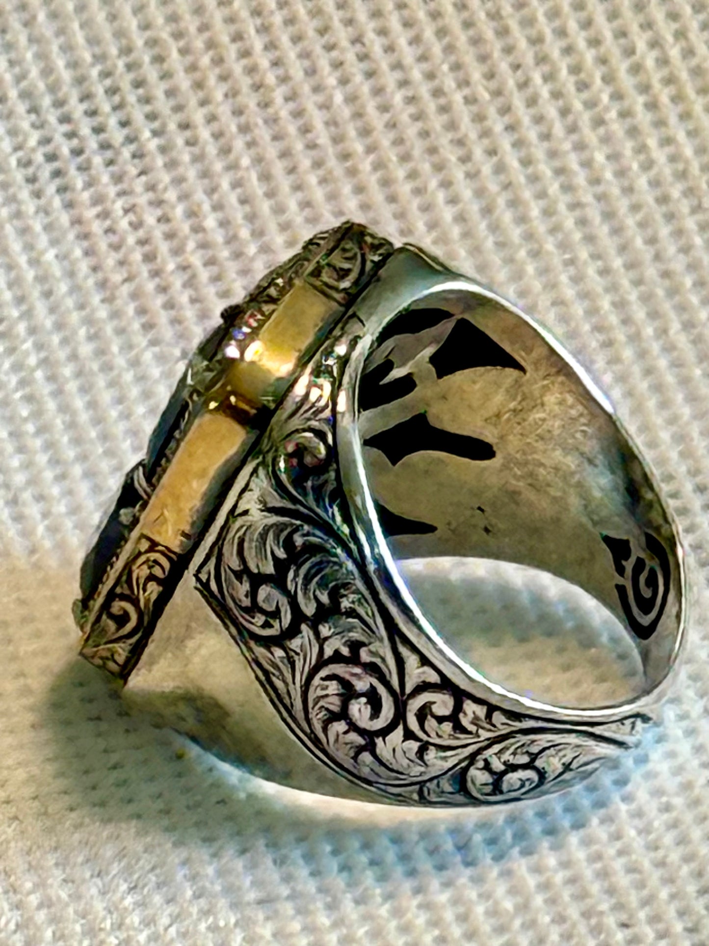 Engraved 925 Siver Ring! 9.5