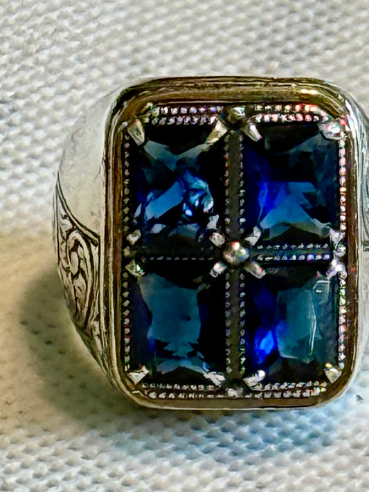Engraved 925 Siver Ring! 9.5