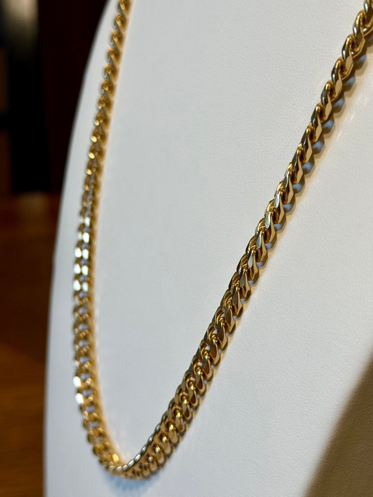 Steel Chain Curb Necklace! 24”