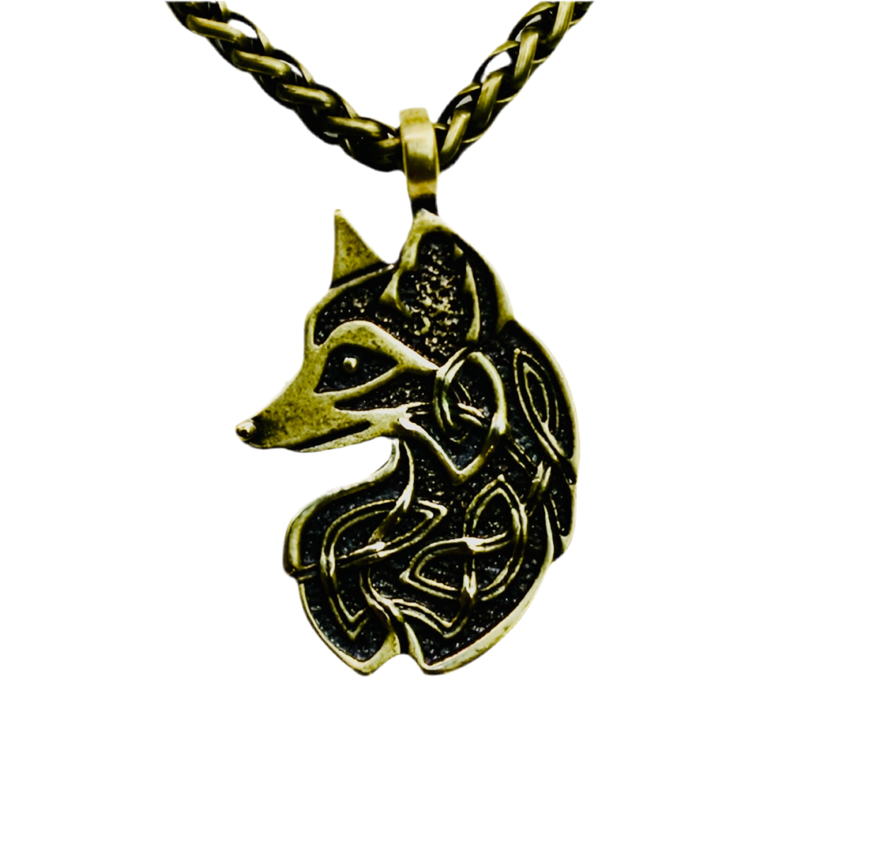 Wolf Pendant Necklace!