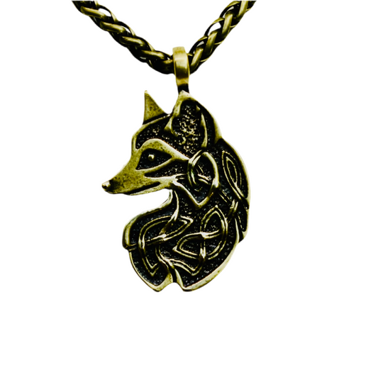 Wolf Pendant Necklace!