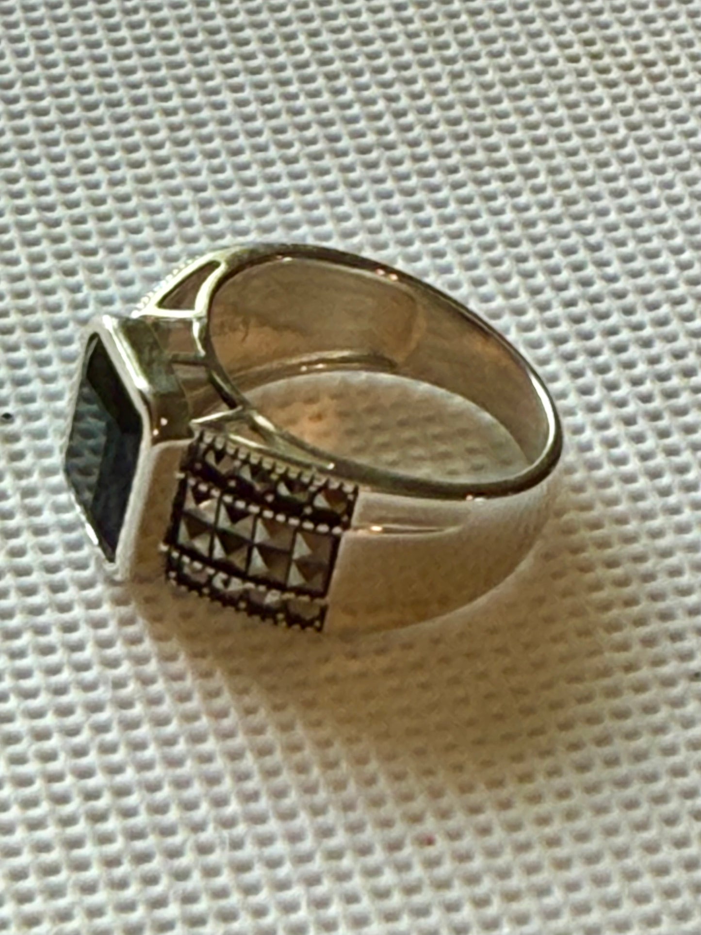 Spinel And Sterling Silver Ring, 7