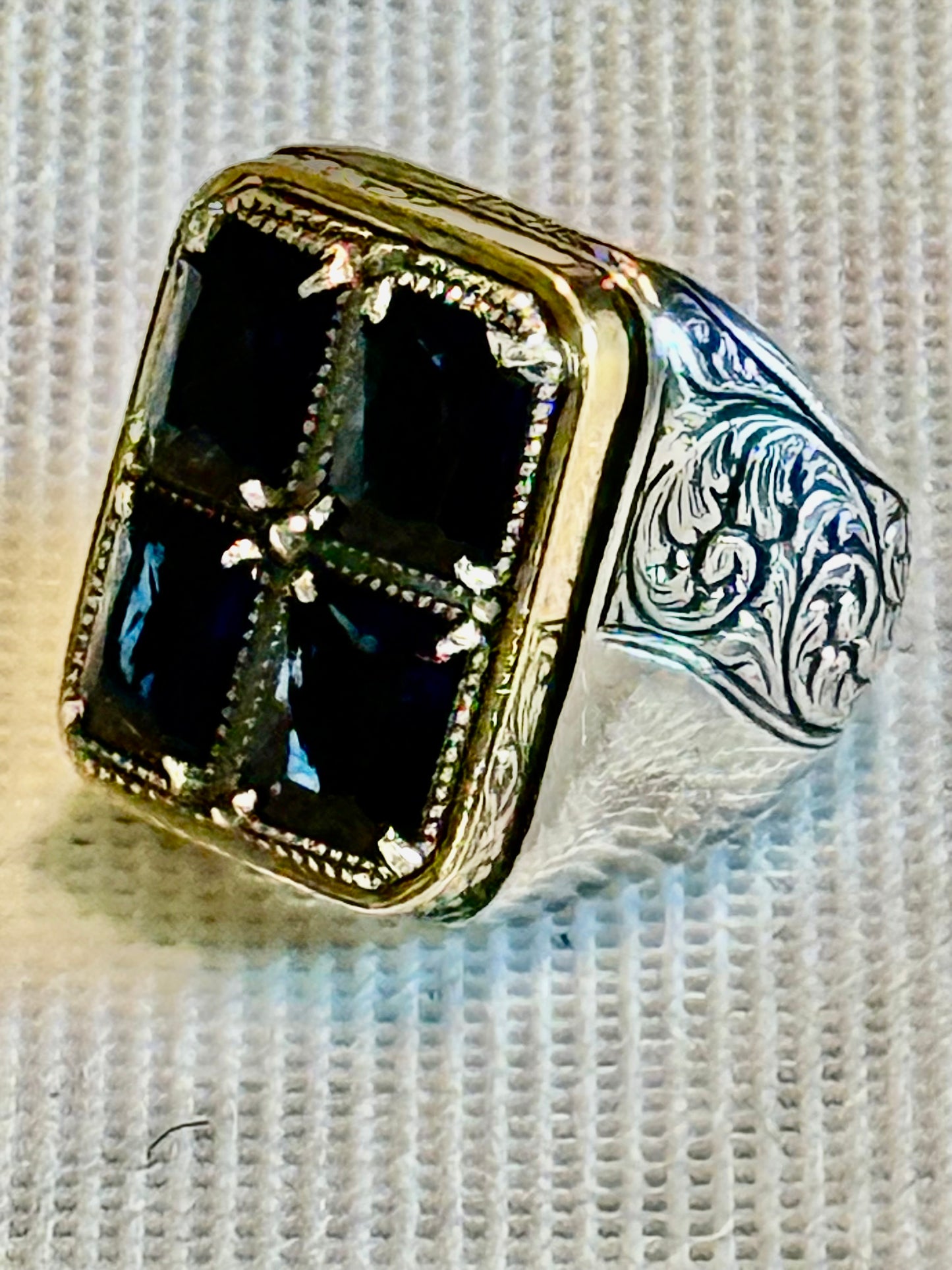 Engraved 925 Siver Ring! 9.5