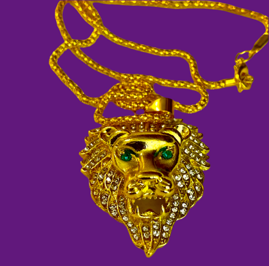 Lion’s Head Pendant Necklace!