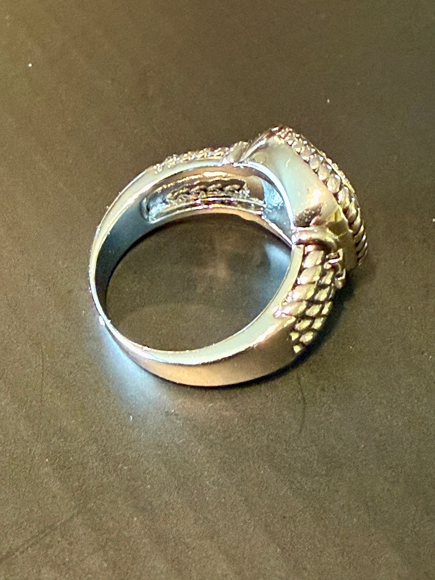 Pave Roped Band Ring! 9
