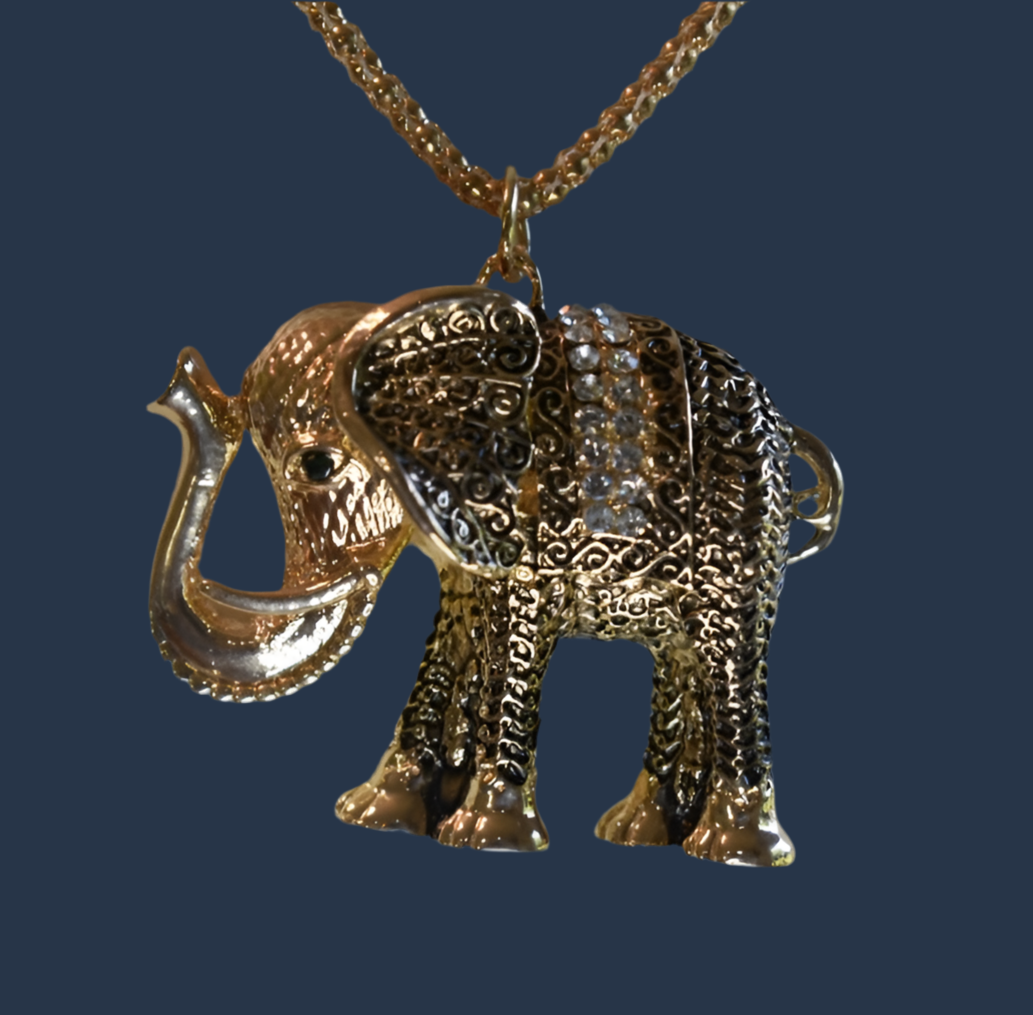 Elephant Pendant Necklace!