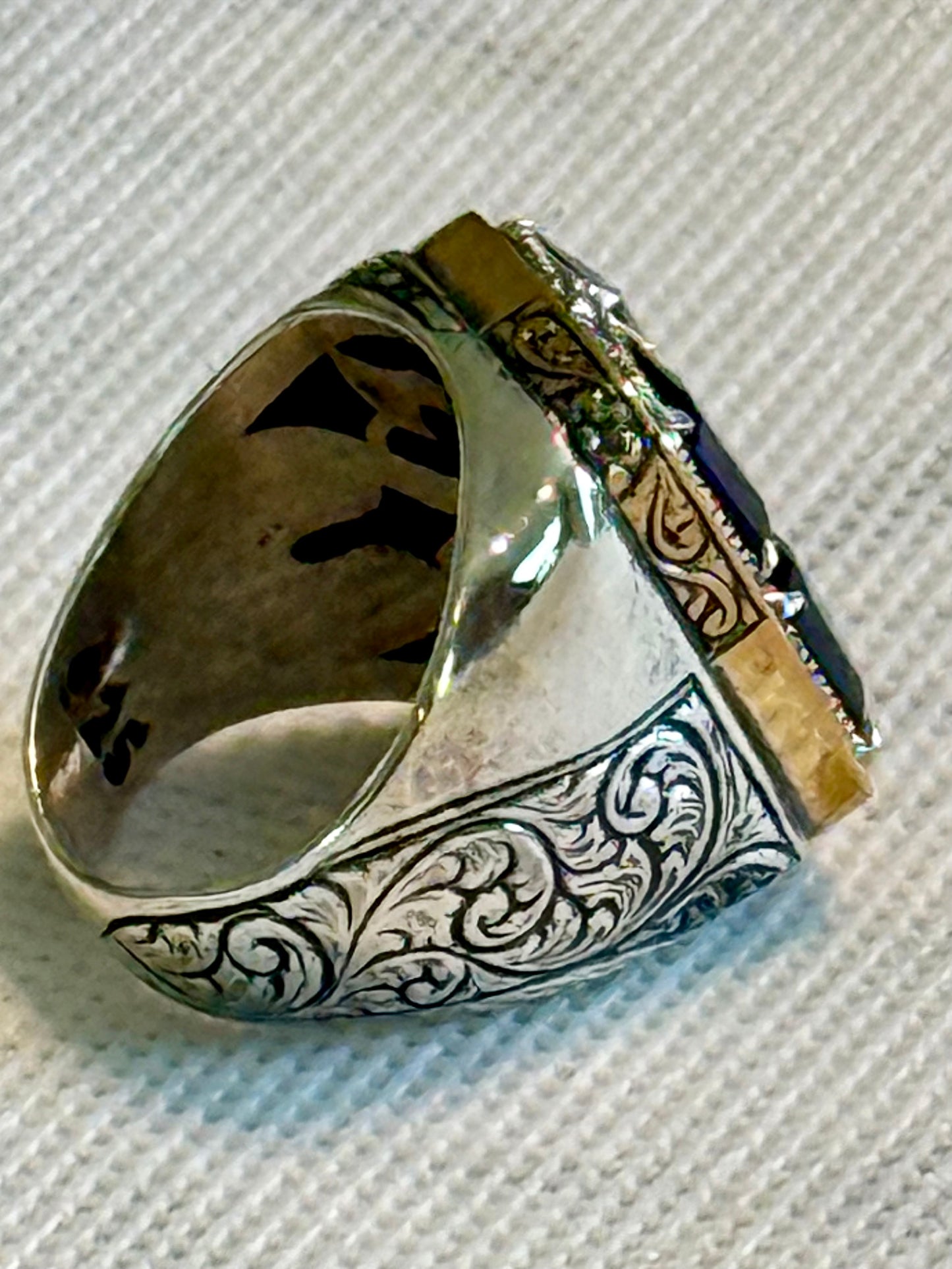 Engraved 925 Siver Ring! 9.5