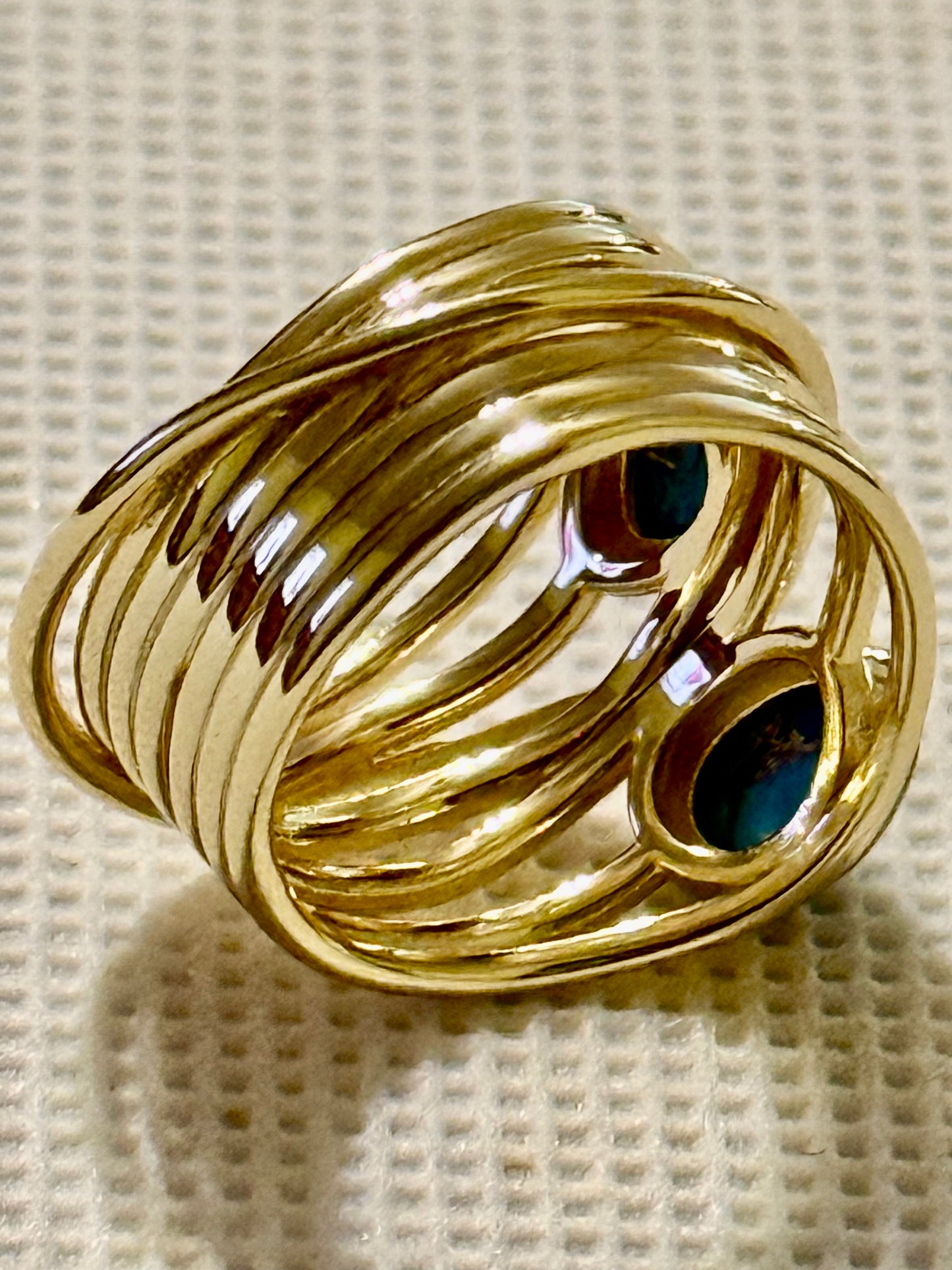 14K Turquoise Ring! 5.5