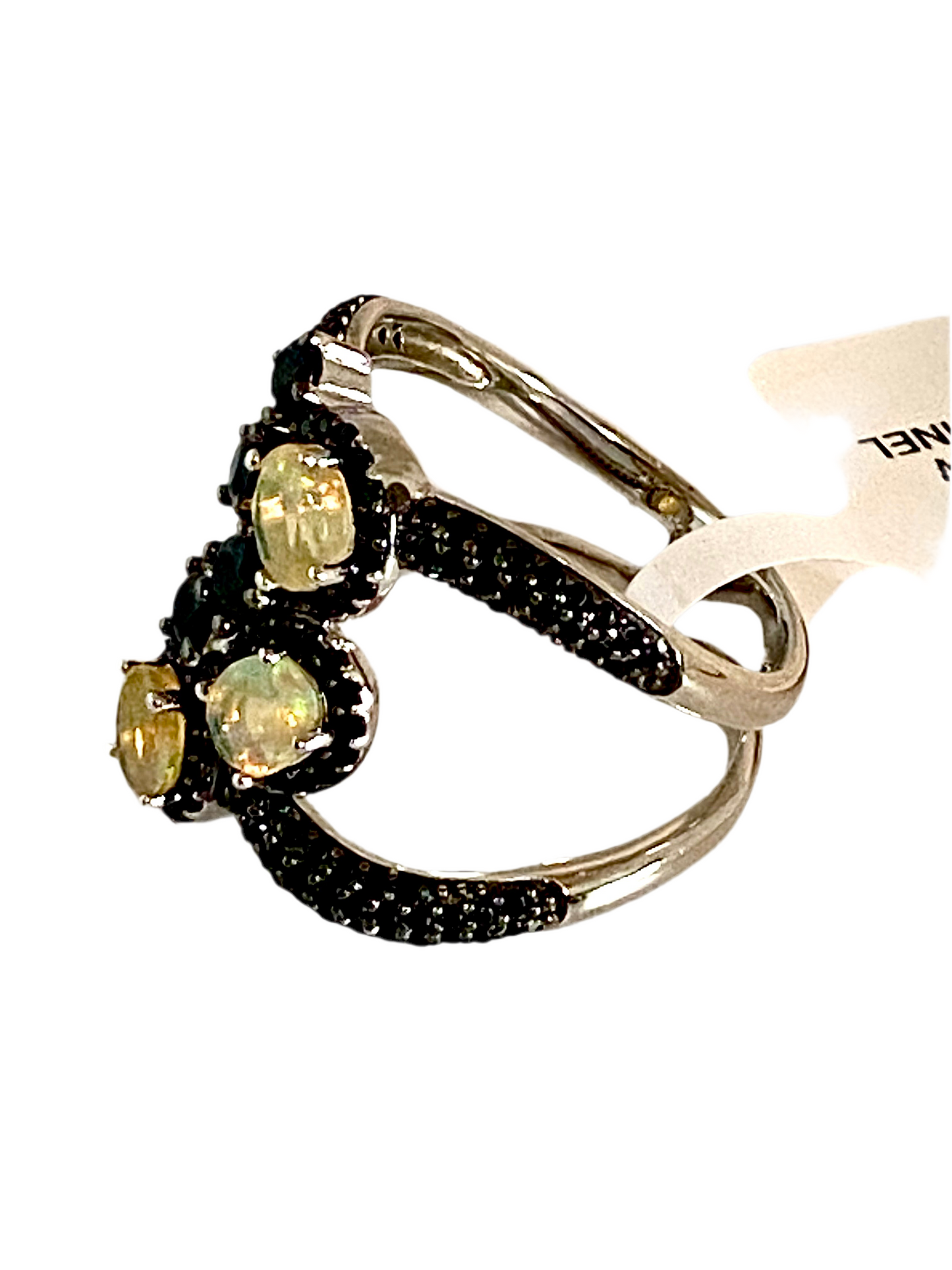 White Ethiopian Opal Ring! 8