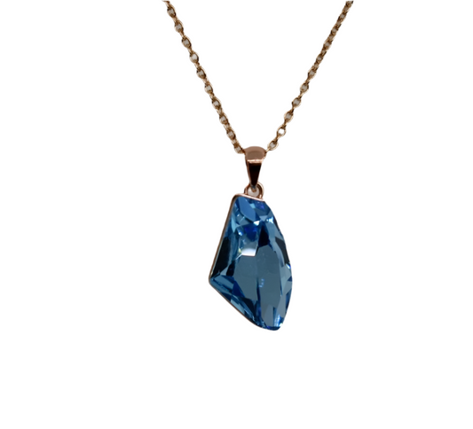 Blue Crystal Necklace!