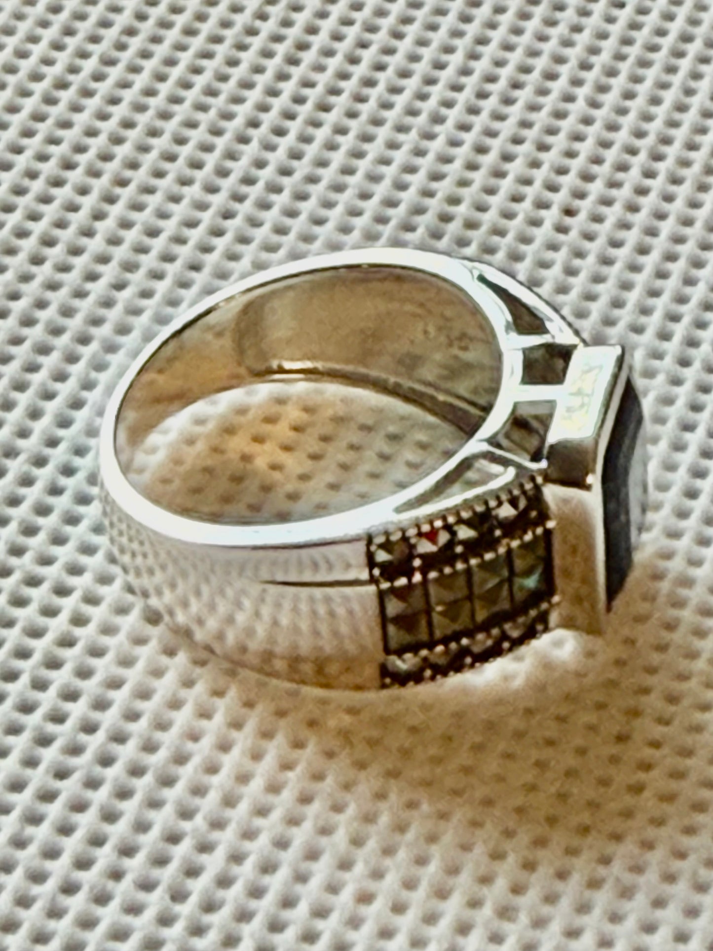 Spinel And Sterling Silver Ring, 7
