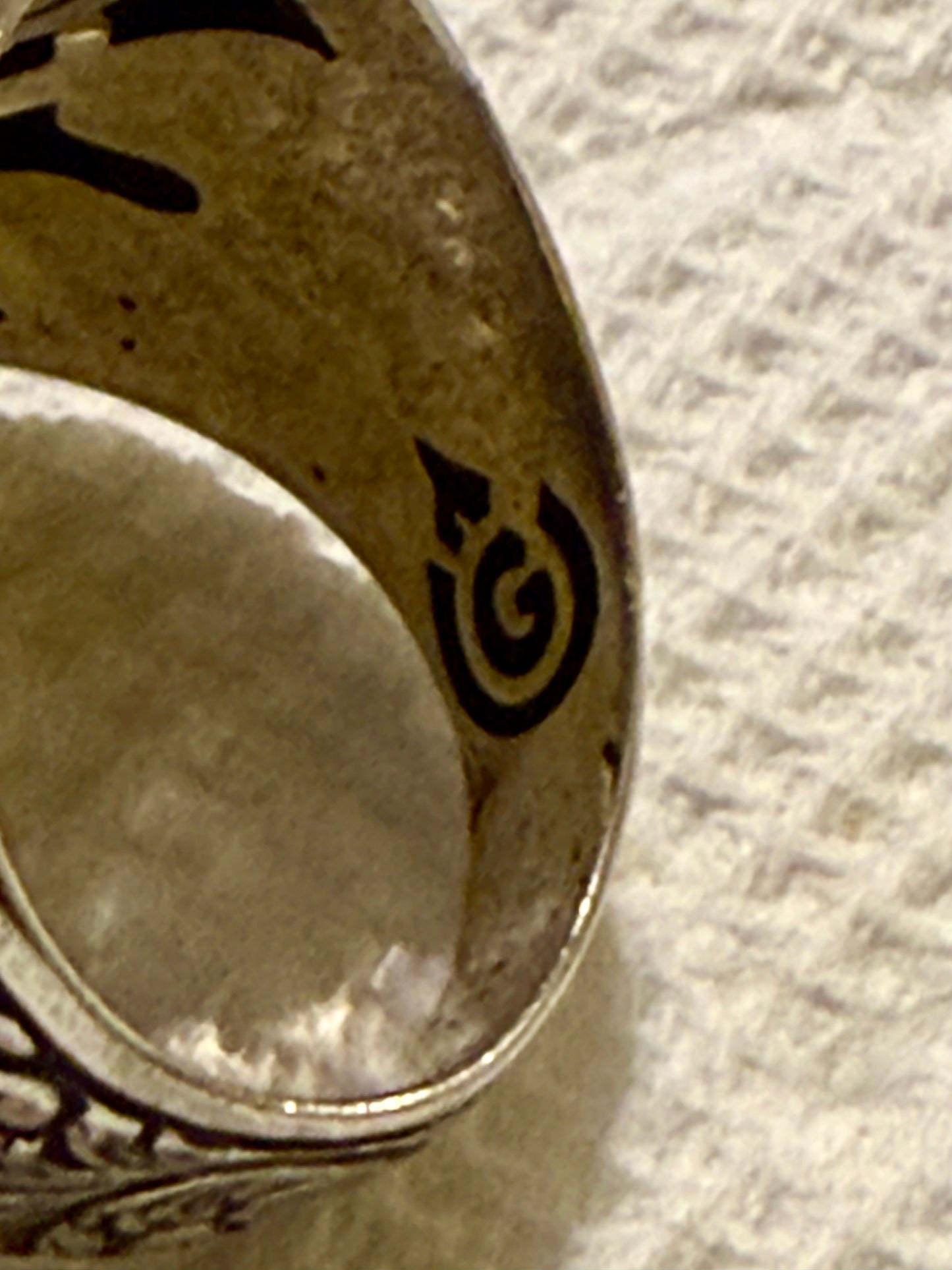 Engraved 925 Siver Ring! 9.5