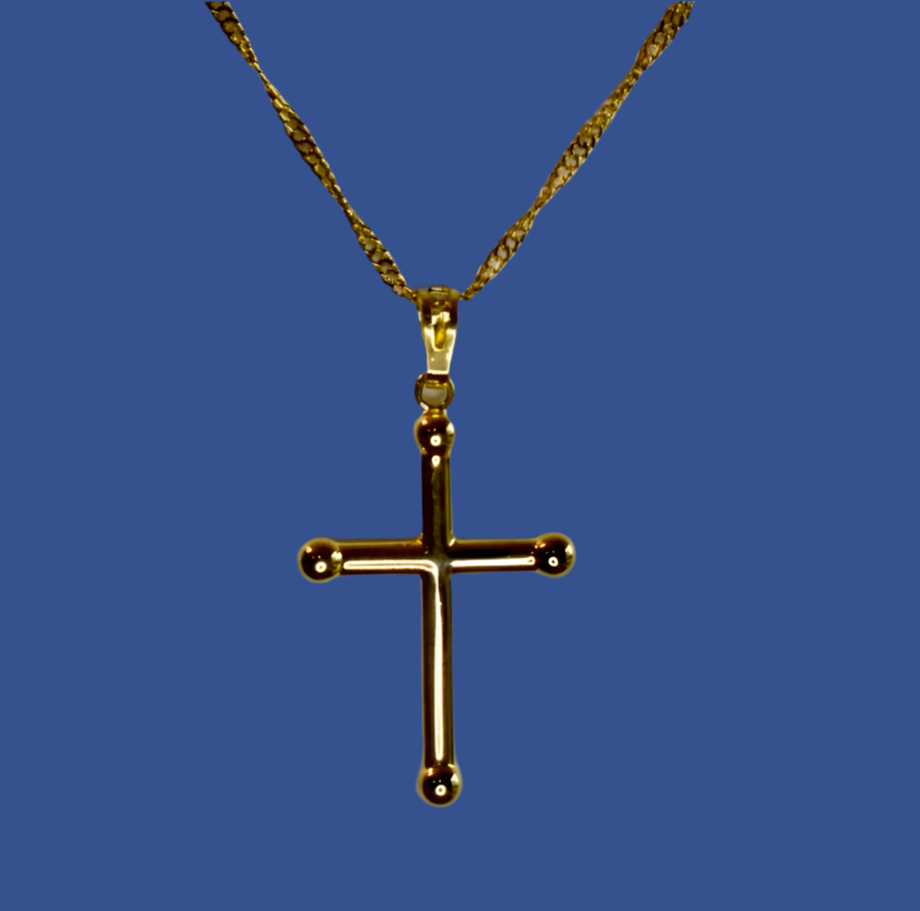 Gold Filled Cross Pendant Necklace!