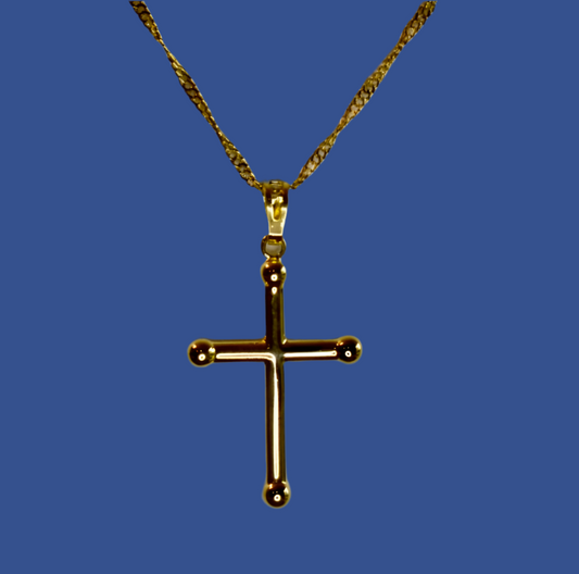 Gold Filled Cross Pendant Necklace!