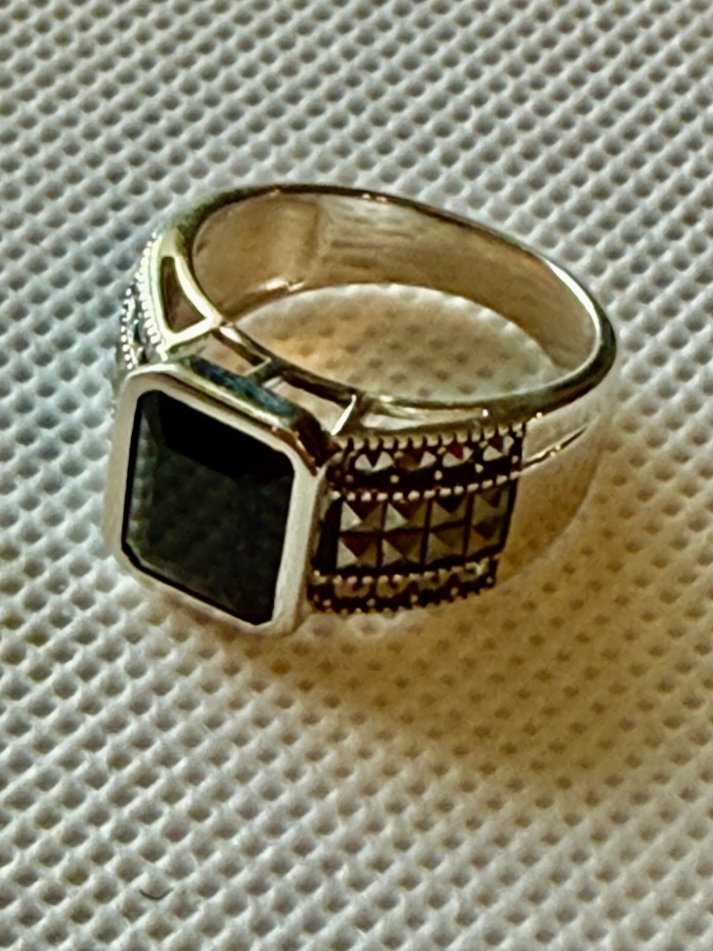 Spinel And Sterling Silver Ring, 7