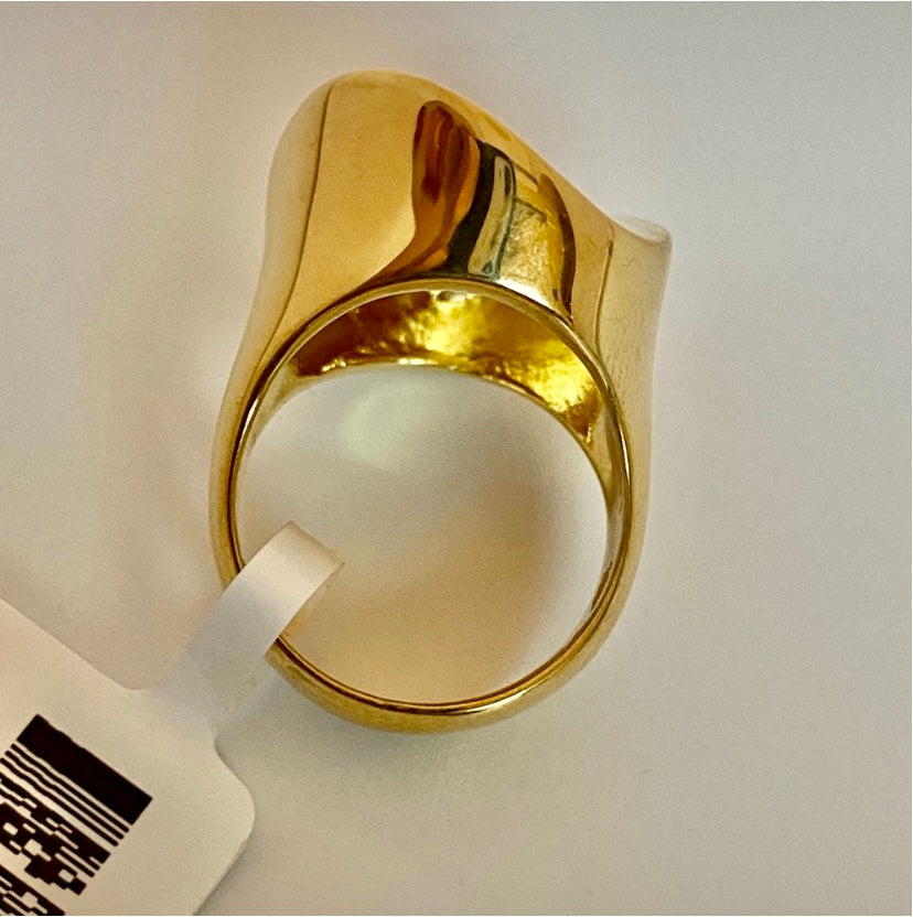 18K Concave Ring! 7