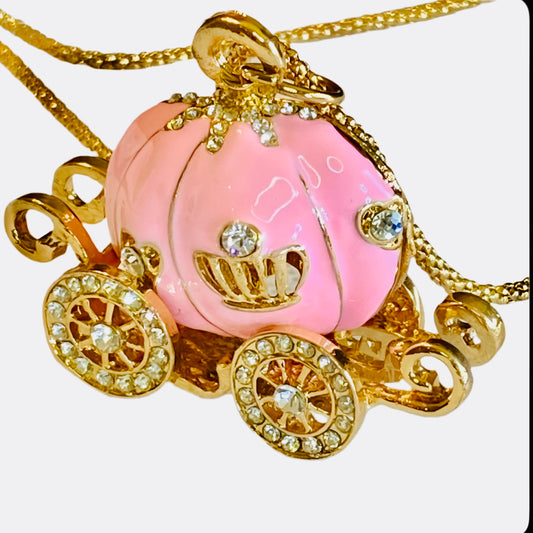 Carriage Pendant Necklace!