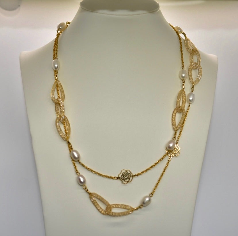 14K Gold Filled Statement Necklace!