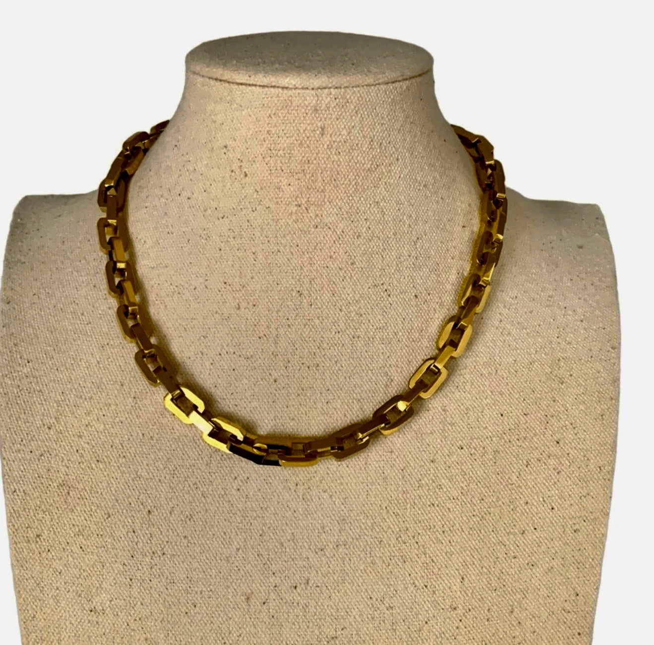 Gold Vermeil Link Necklace!