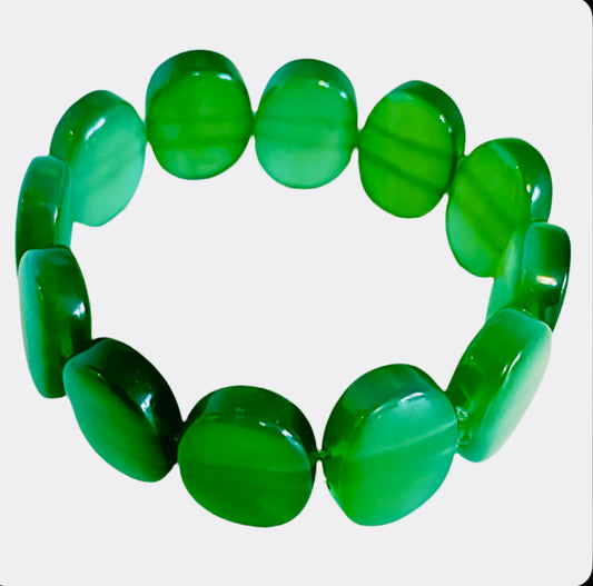 Green Onyx Stretch Bracelet!