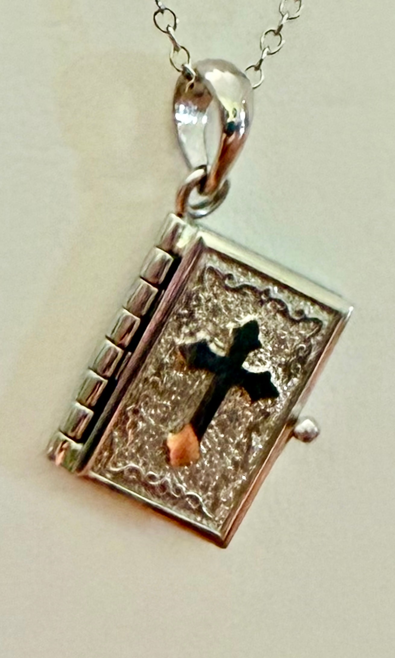 Cross/Bible Necklace!