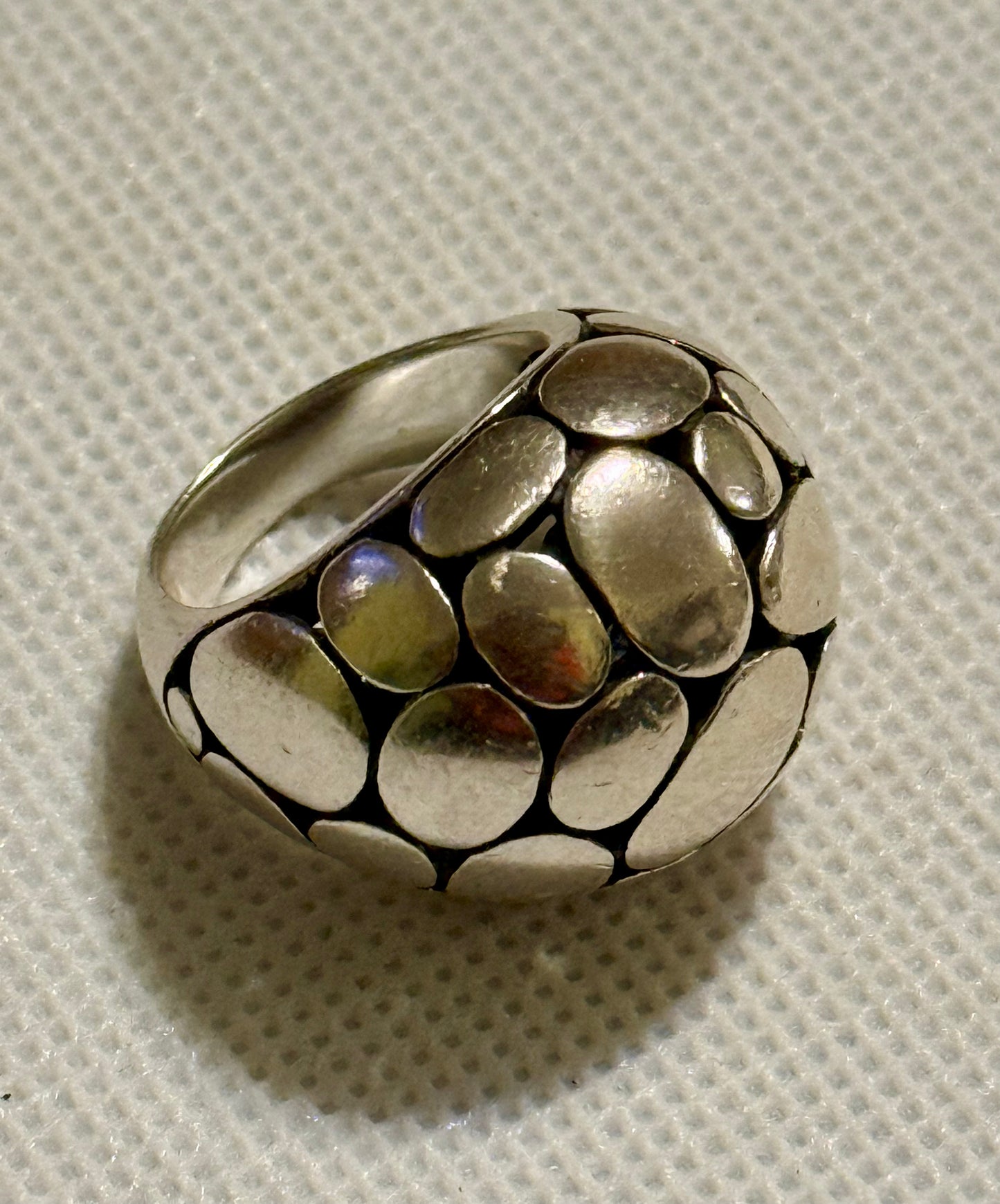 Sterling Silver Kali Dome Ring! 6.75