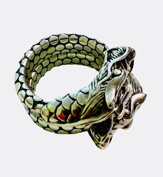 John Hardy Double Dragon Ring! 7.5