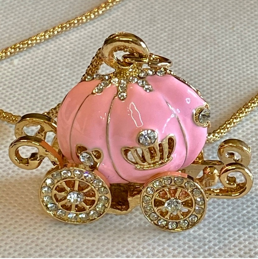 Carriage Pendant Necklace!