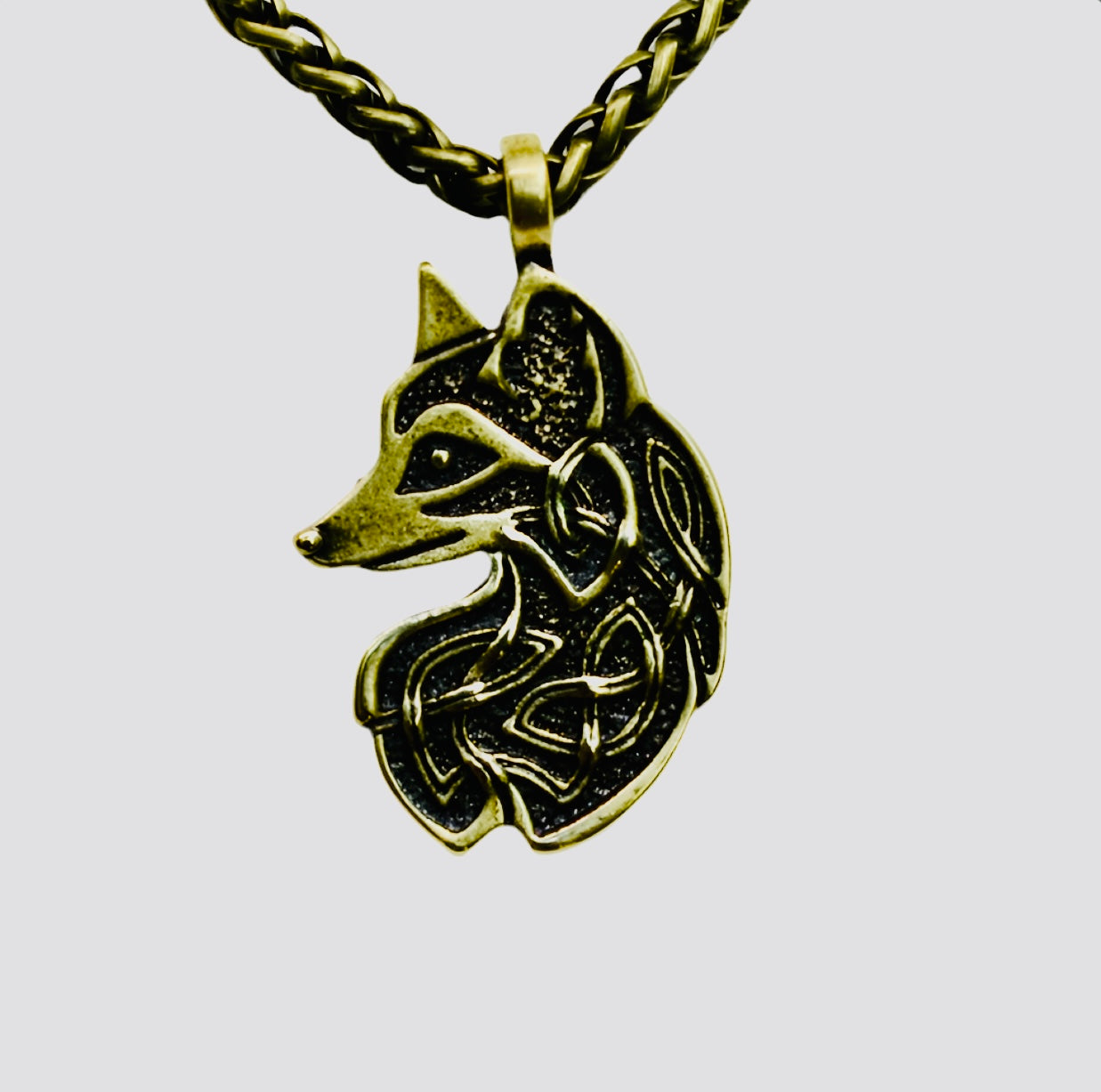 Wolf Pendant Necklace!