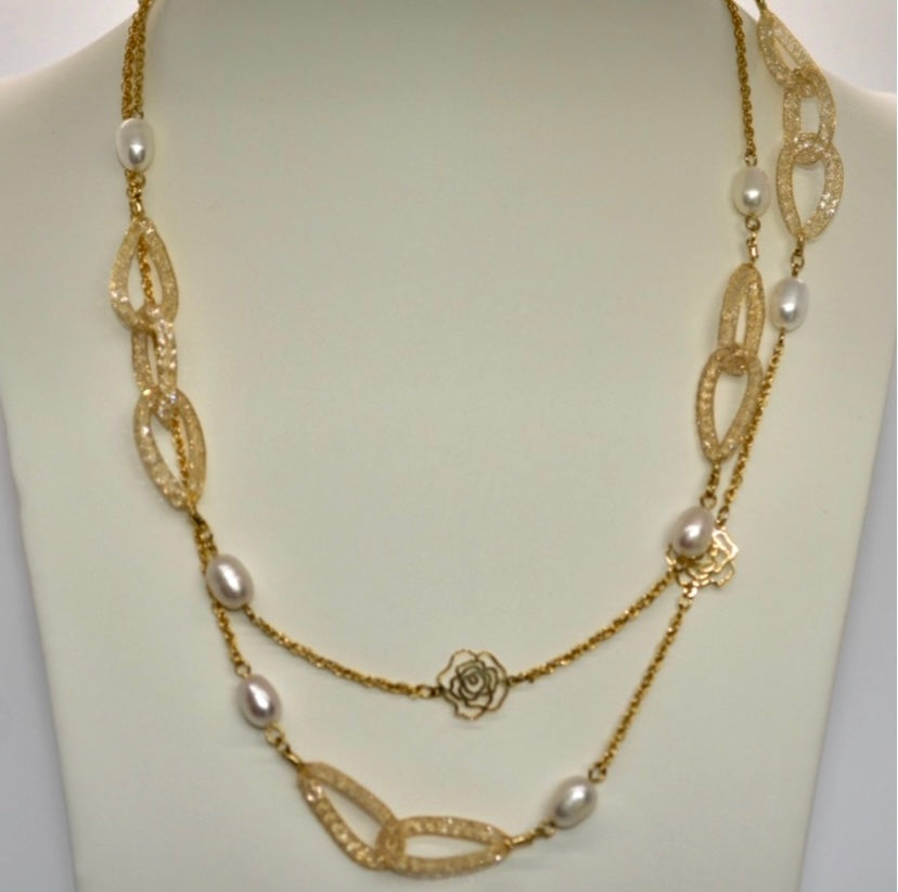 14K Gold Filled Statement Necklace!