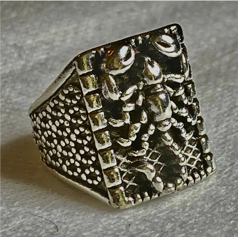 Silver Plated Statement Ring! 7.5