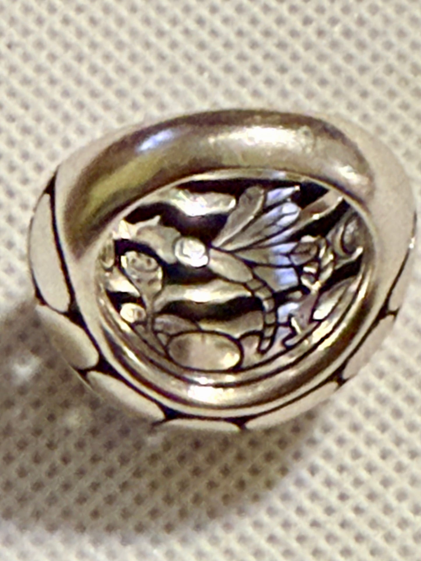 Sterling Silver Kali Dome Ring! 6.75